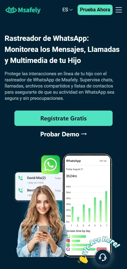 Msafely permite monitorear los mensjaes de WhatsApp